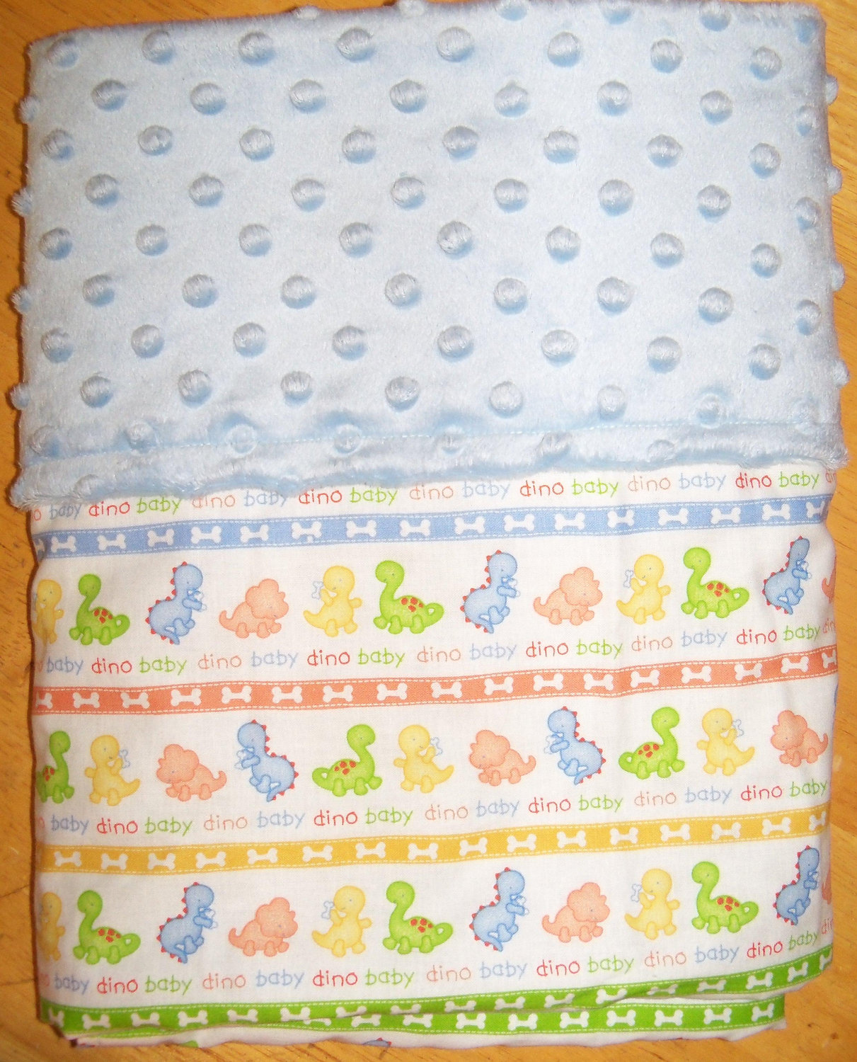 Baby Dino Minky Blanket
